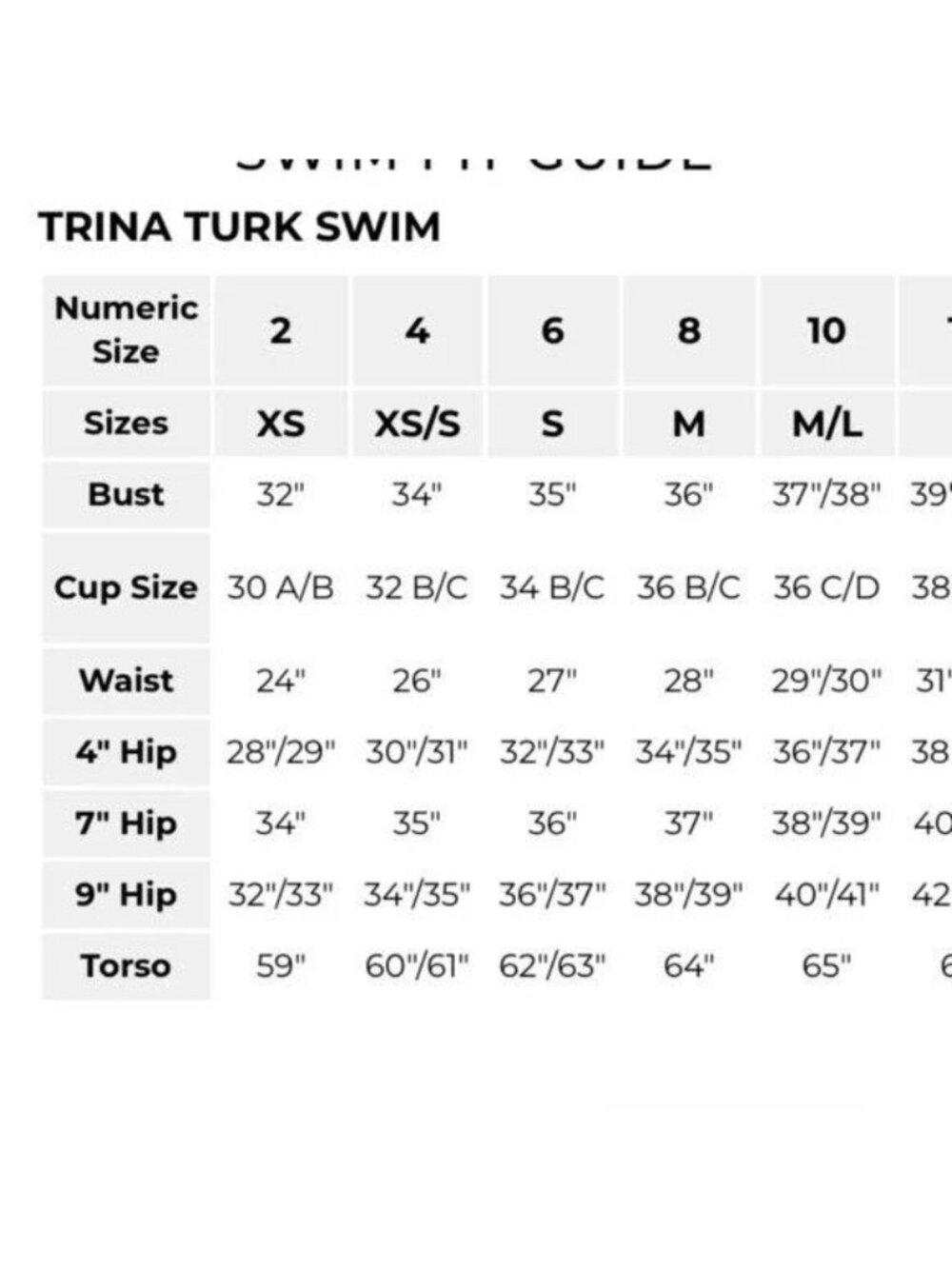 Trina Turk Echo Chain Plunge Long Sleeve One‑Piece Swimsuit XL New with Tag - Picture 4 of 4